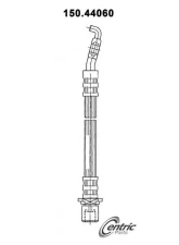 Centric Brake Hose 150.44060                                     - 150.44060 - Image 5