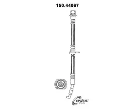 Centric Brake Hose 150.44067