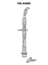 Centric Brake Hose 150.44068                                     - 150.44068 - Image 3