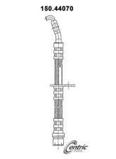 Centric Brake Hose 150.44070                                     - 150.44070 - Image 4