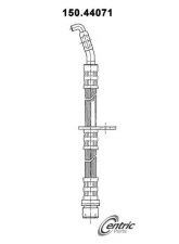 Centric Brake Hose 150.44071                                     - 150.44071 - Image 4