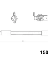 Centric Brake Hose 150.44078                                     - 150.44078 - Image 4