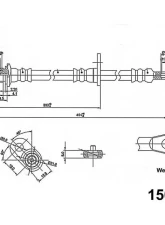 Centric Brake Hose 150.44083                                     - 150.44083 - Image 4