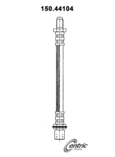 Centric Brake Hose 150.44104                                     - 150.44104 - Image 4
