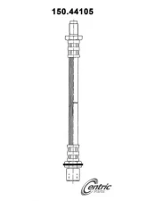 Centric Brake Hose 150.44105                                     - 150.44105 - Image 4