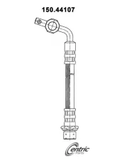 Centric Brake Hose 150.44107                                     - 150.44107 - Image 4