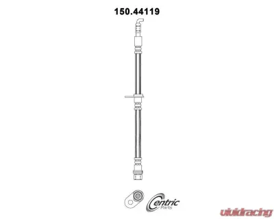 Centric Brake Hose 150.44119 - 150.44119