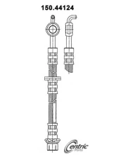 Centric Brake Hose 150.44124                                     - 150.44124 - Image 5
