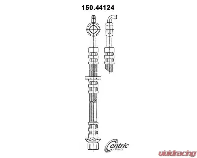 Centric Brake Hose 150.44124 - 150.44124