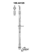 Centric Brake Hose 150.44125                                     - 150.44125 - Image 5