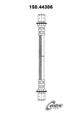 Centric Brake Hose 150.44306                                     - 150.44306 - Image 5