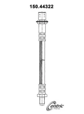 Centric Brake Hose 150.44322                                     - 150.44322 - Image 4