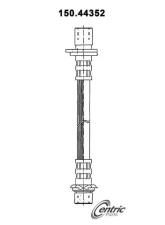 Centric Brake Hose 150.44352                                     - 150.44352 - Image 4