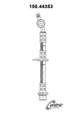 Centric Brake Hose 150.44353                                     - 150.44353 - Image 4