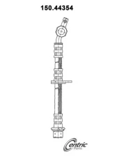 Centric Brake Hose 150.44354                                     - 150.44354 - Image 4
