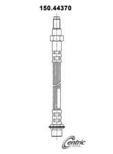 Centric Brake Hose 150.44370                                     - 150.44370 - Image 4