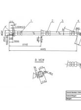 Centric Brake Hose 150.44375                                     - 150.44375 - Image 4
