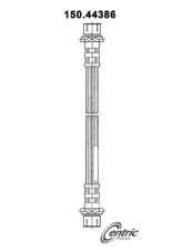 Centric Brake Hose 150.44386                                     - 150.44386 - Image 3