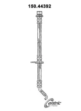 Centric Brake Hose 150.44392                                     - 150.44392 - Image 4