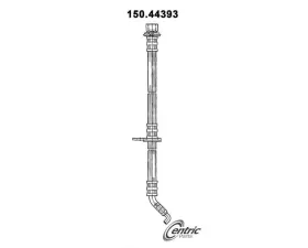 Centric Brake Hose 150.44393
