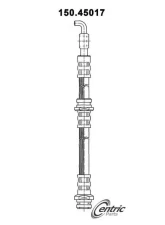 Centric Brake Hose 150.45017                                     - 150.45017 - Image 4