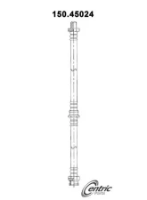 Centric Brake Hose 150.45024                                     - 150.45024 - Image 4