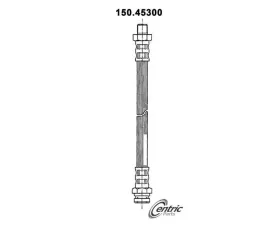 Centric Brake Hose 150.45300