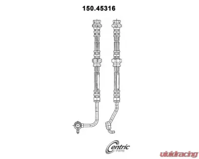 Centric Brake Hose 150.45316 - 150.45316