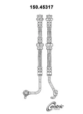 Centric Brake Hose 150.45317                                     - 150.45317 - Image 4