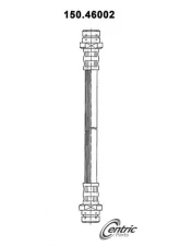 Centric Brake Hose 150.46002                                     - 150.46002 - Image 4
