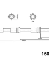 Centric Brake Hose 150.46008                                     - 150.46008 - Image 4