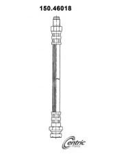 Centric Brake Hose 150.46018                                     - 150.46018 - Image 4