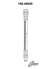 Centric Brake Hose 150.46020                                     - 150.46020 - Image 4