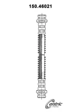 Centric Brake Hose 150.46021                                     - 150.46021 - Image 4