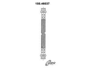 Centric Brake Hose 150.46037