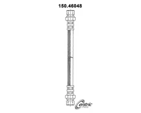 Centric Brake Hose 150.46048