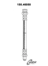 Centric Brake Hose 150.46050                                     - 150.46050 - Image 4