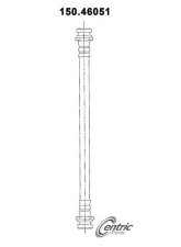 Centric Brake Hose 150.46051                                     - 150.46051 - Image 4
