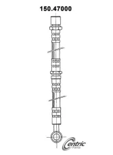 Centric Brake Hose 150.47000                                     - 150.47000 - Image 5