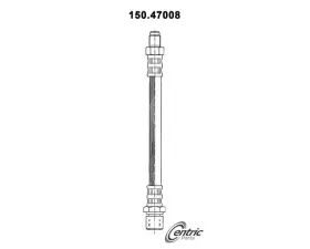 Centric Brake Hose 150.47008