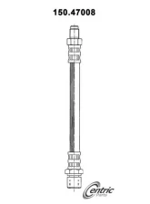 Centric Brake Hose 150.47008                                     - 150.47008 - Image 4