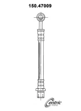 Centric Brake Hose 150.47009                                     - 150.47009 - Image 5