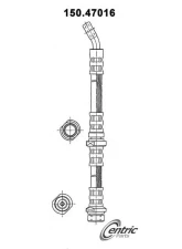 Centric Brake Hose 150.47016                                     - 150.47016 - Image 4