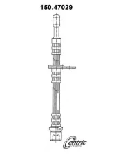 Centric Brake Hose 150.47029                                     - 150.47029 - Image 4