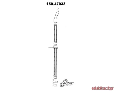 Centric Brake Hose 150.47033 - 150.47033