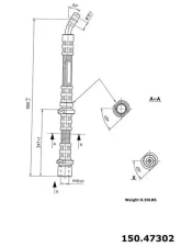 Centric Brake Hose 150.47302                                     - 150.47302 - Image 4
