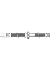 Centric Brake Hose 150.48012                                     - 150.48012 - Image 4