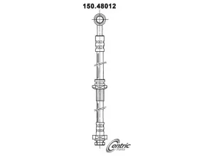 Centric Brake Hose 150.48012