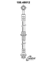 Centric Brake Hose 150.48012                                     - 150.48012 - Image 5