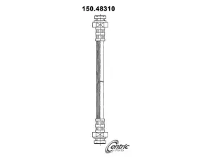Centric Brake Hose 150.48310